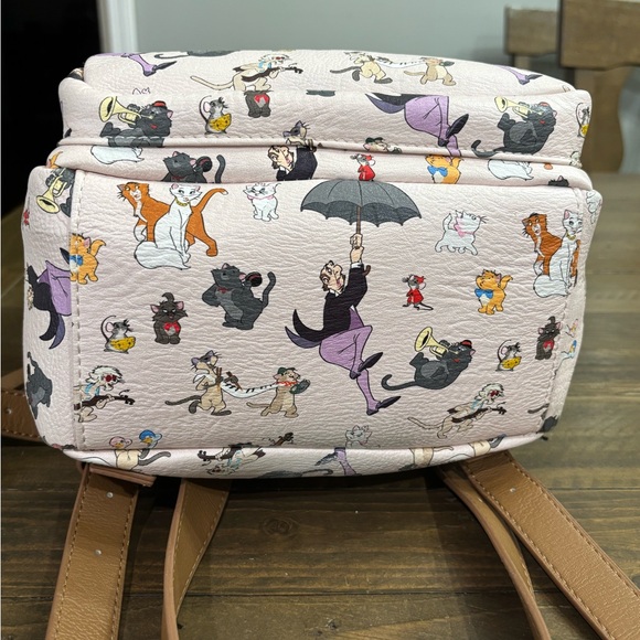 Loungefly Disney Aristocats All-Over Print Mini Backpack